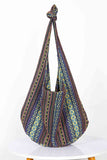 Large Canvas Crossbody Hobo Bag