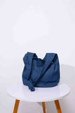 Large Canvas Crossbody Hobo Bag