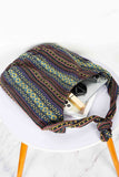 Large Canvas Crossbody Hobo Bag