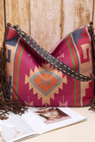 Geometric Canvas Tote Bag