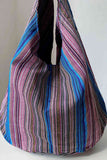 Large Canvas Crossbody Hobo Bag