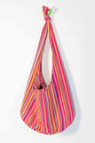 Large Canvas Crossbody Hobo Bag