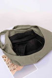Large Canvas Crossbody Hobo Bag
