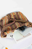 Large Canvas Crossbody Hobo Bag