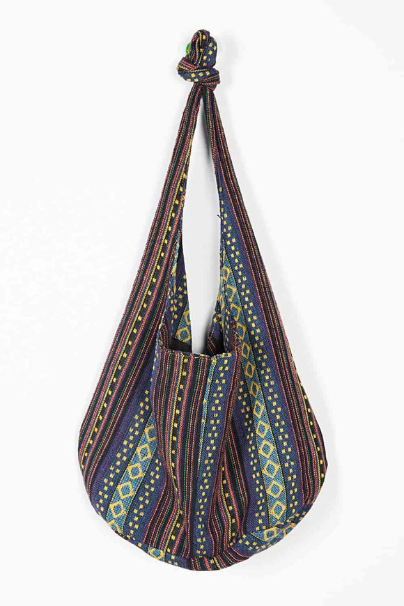 Large Canvas Crossbody Hobo Bag