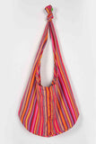 Large Canvas Crossbody Hobo Bag