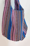 Large Canvas Crossbody Hobo Bag